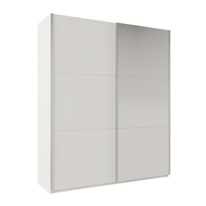 RODOS 200cm Sliding Door Wardrobe White