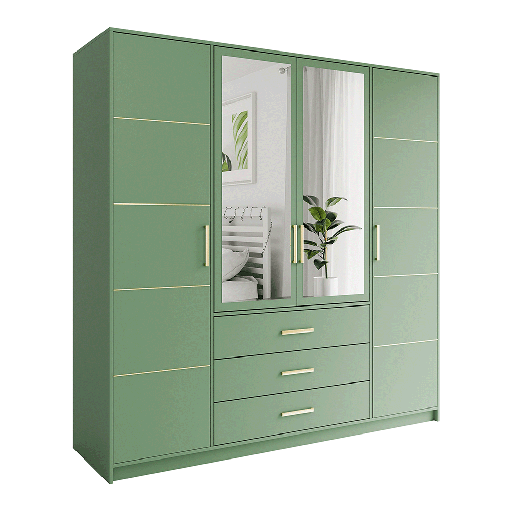 Wardrobe BALI D4-Green