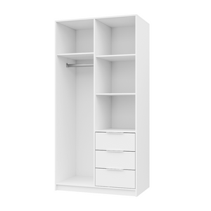 Wardrobe BALI LUX D2 White