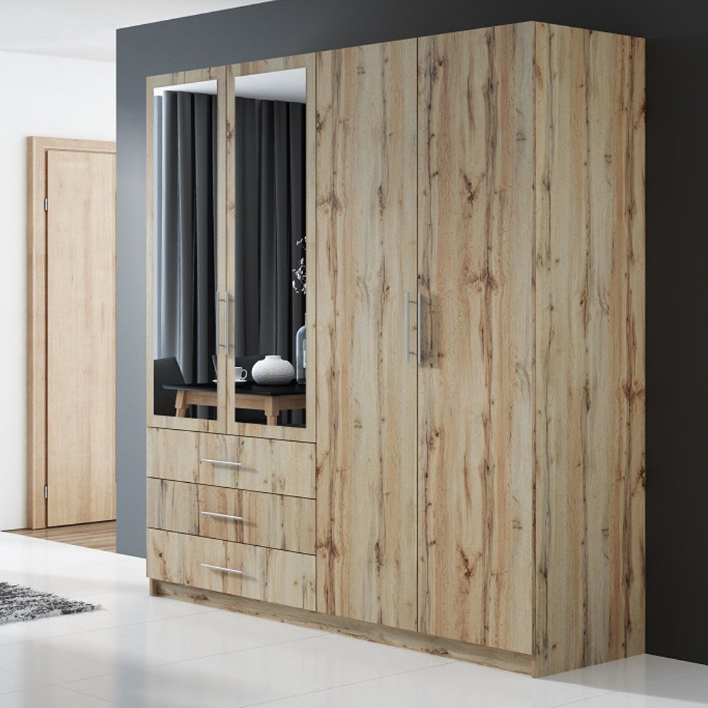 Wardrobe PEKIN D4 Oak Wotan