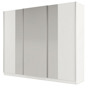 PRAGA 250cm Sliding Door Wardrobe White