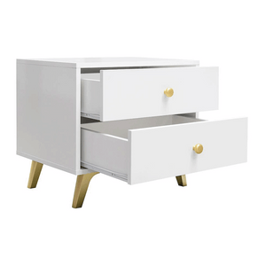 Bedside Table SIENA White