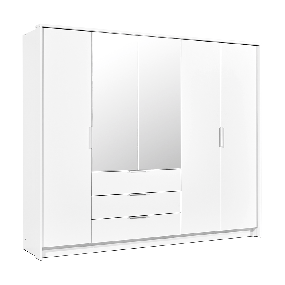 Wardrobe TOGO 255 White + Mirror