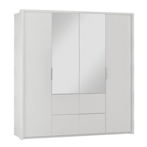 WIEDEN 208cm Wardrobe White