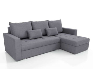 Corner Sofa Bed FOSTER Grey