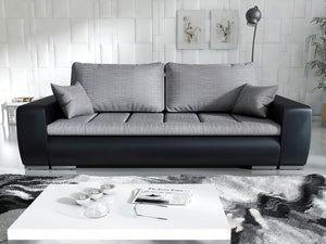 Sofa Bed THOMAS Grey / Black