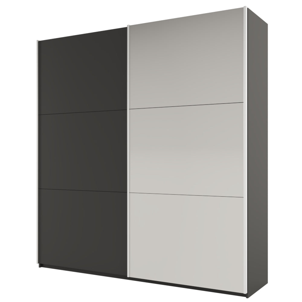 RODOS 225cm Sliding Door Wardrobe Graphite