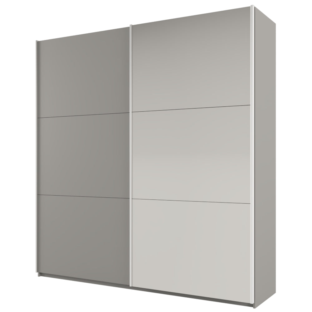 RODOS 225cm Sliding Door Wardrobe Platinum